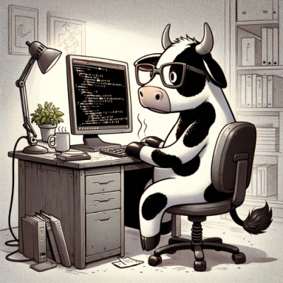 cow coding on a PC